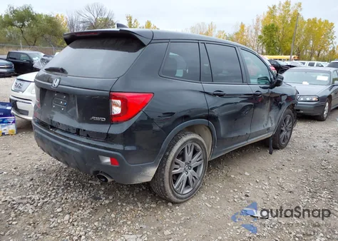 2021 Honda Passport Awd Ex-L from USA, damaged, VIN 5FNYF8H53MB016748